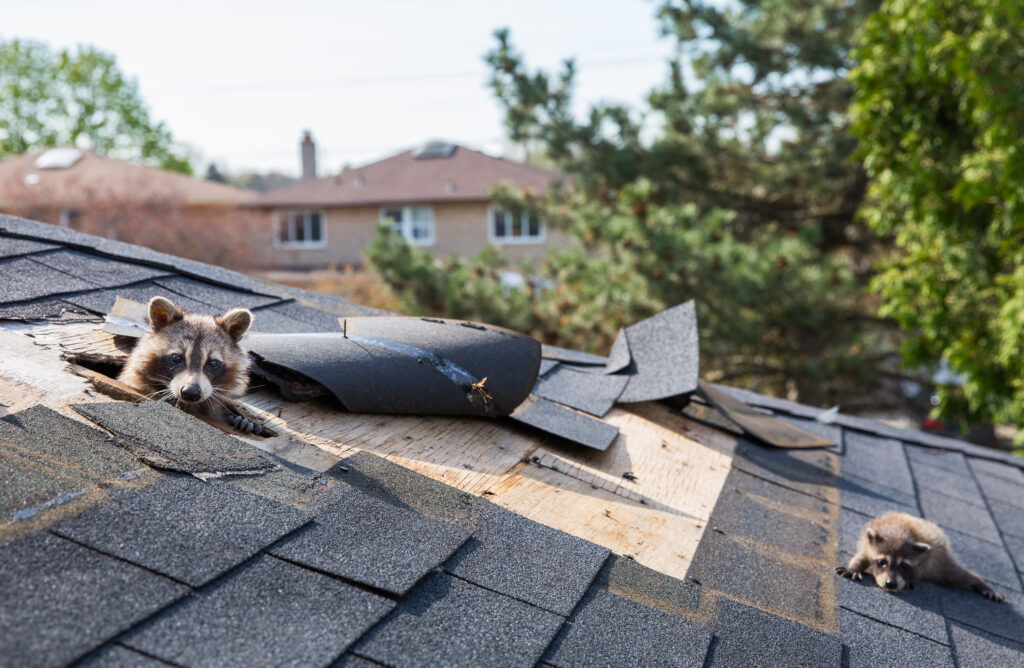 Raccoon Damage To Roof